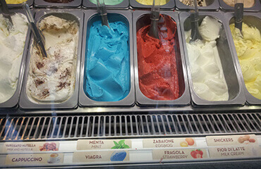 Italian hand-made ice-cream